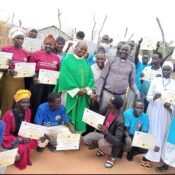 Members of Dadaab Church Receive Certificates after a n 3-month training.